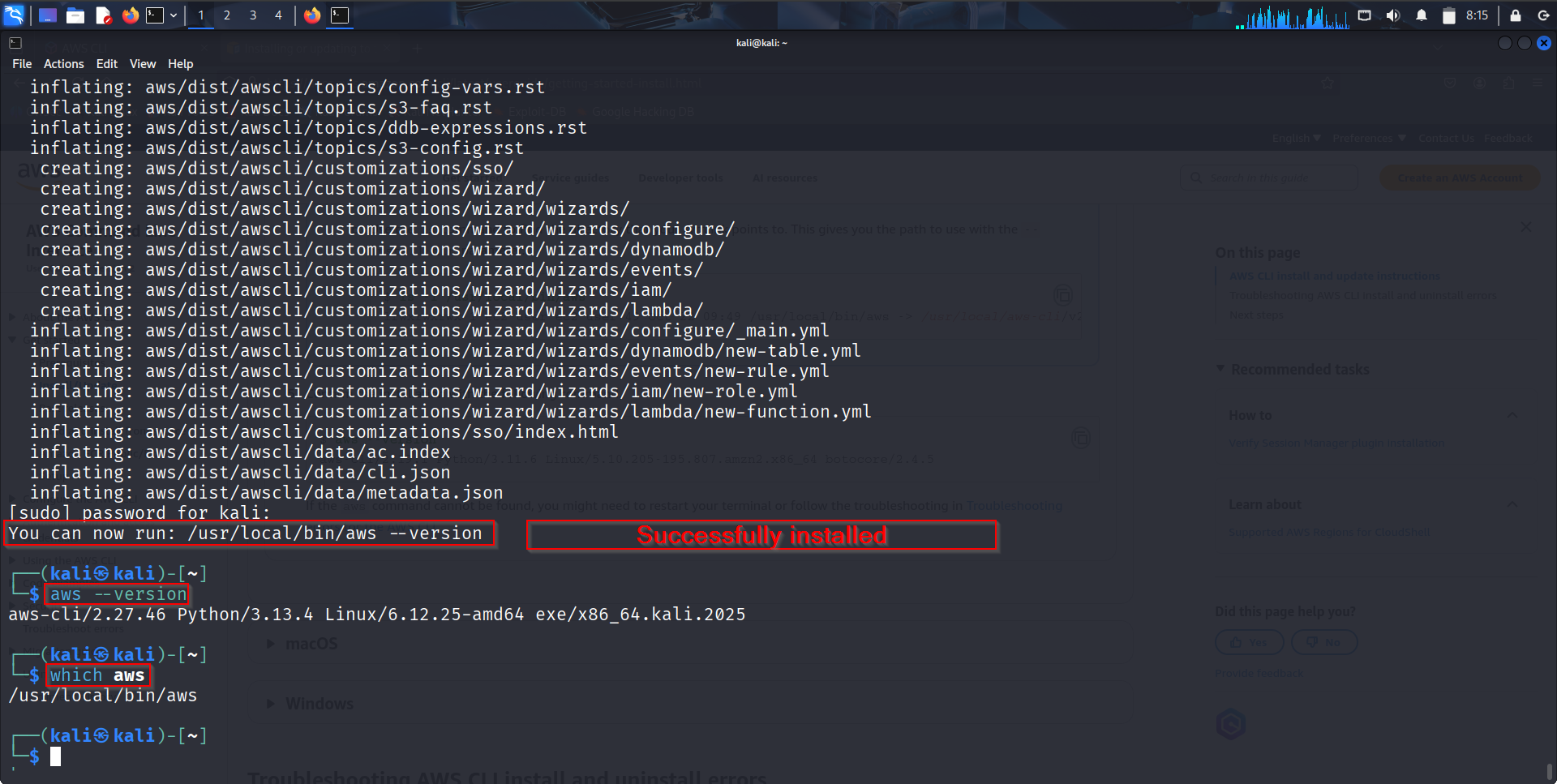 SuccessfullyInstalledCLI