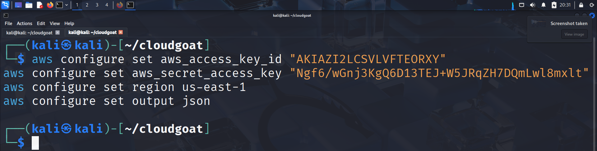 SettingDiscoveredCreds